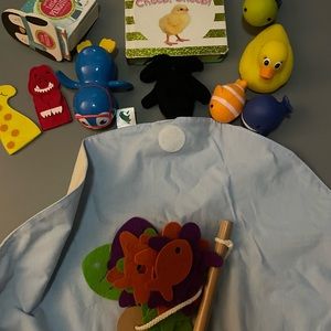 GUC Toddler Fishing + Finger Puppets Toy Bundle